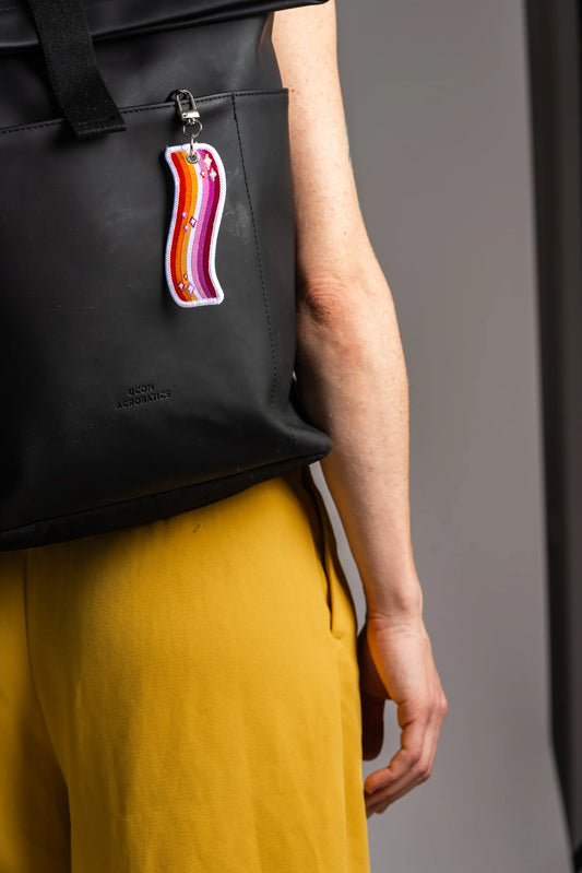 Lesbian Flag - Pride Keychain