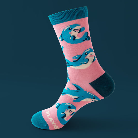 Dog Sharkies - Art Socks