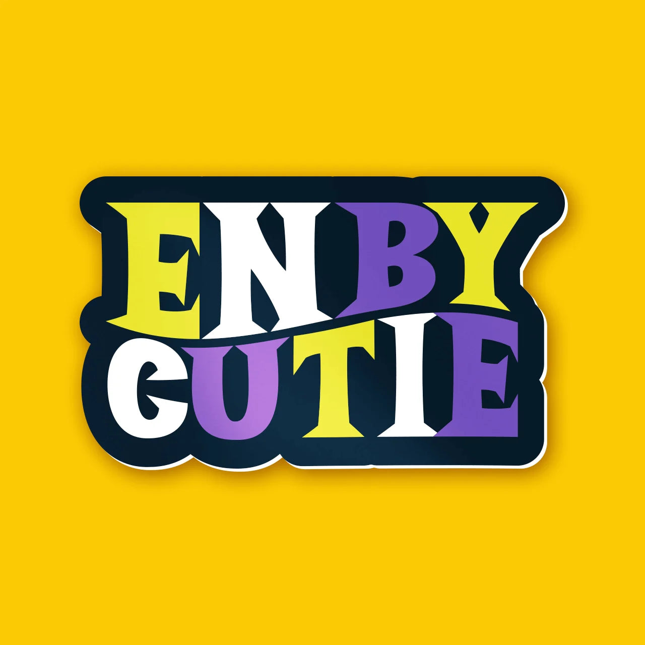 Enby Cutie - Sticker