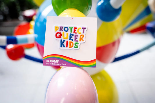 Protect Queer Kids (Rainbow) - Embroidered Patch