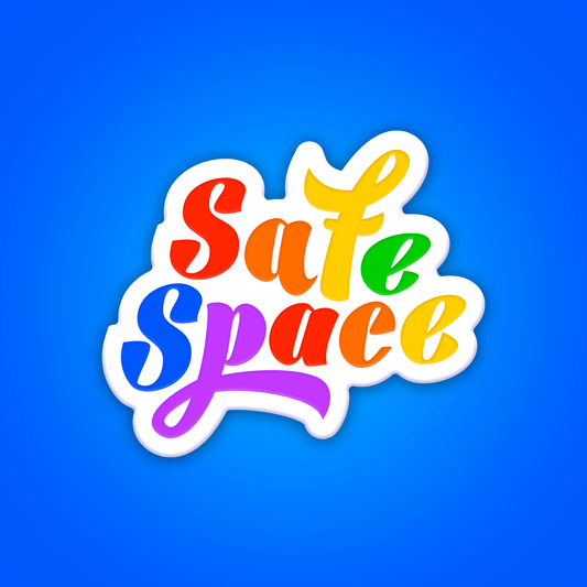 Safe Space – Rainbow Enamel Pin