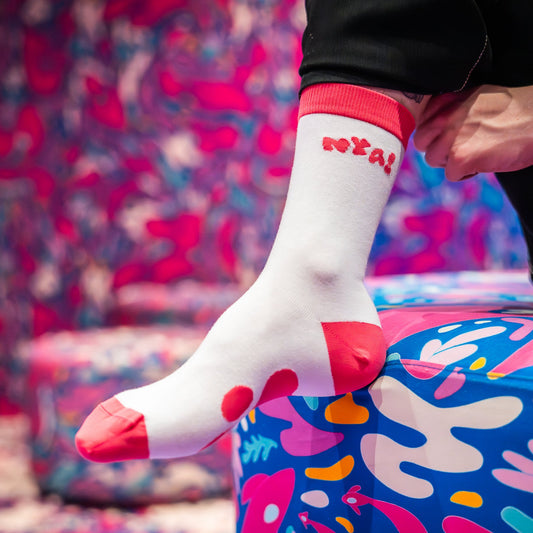 Nya! – Paw Art Socks