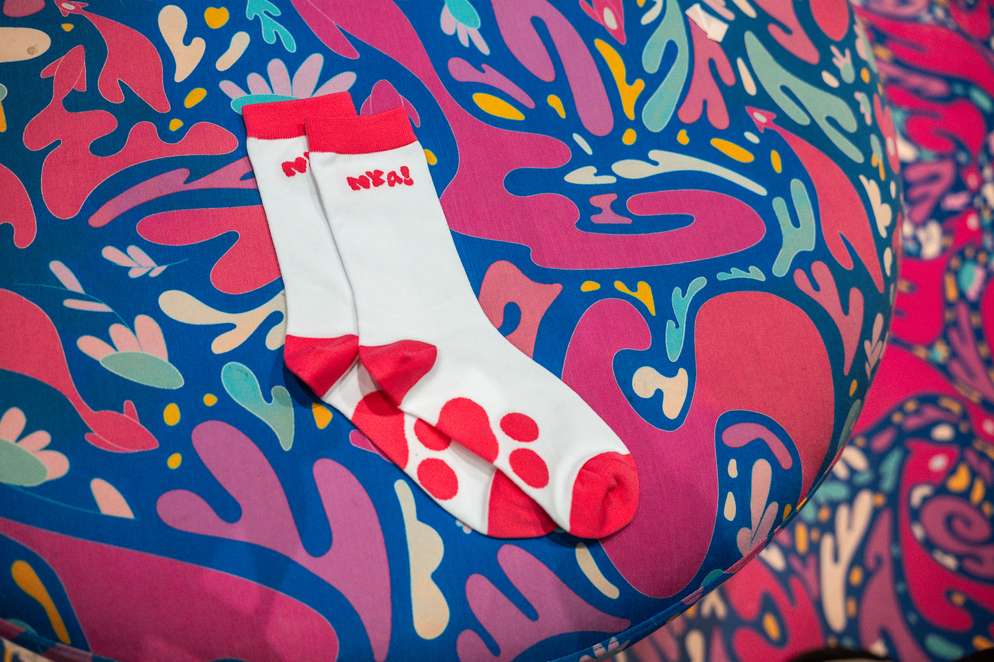 Nya! – Paw Art Socks