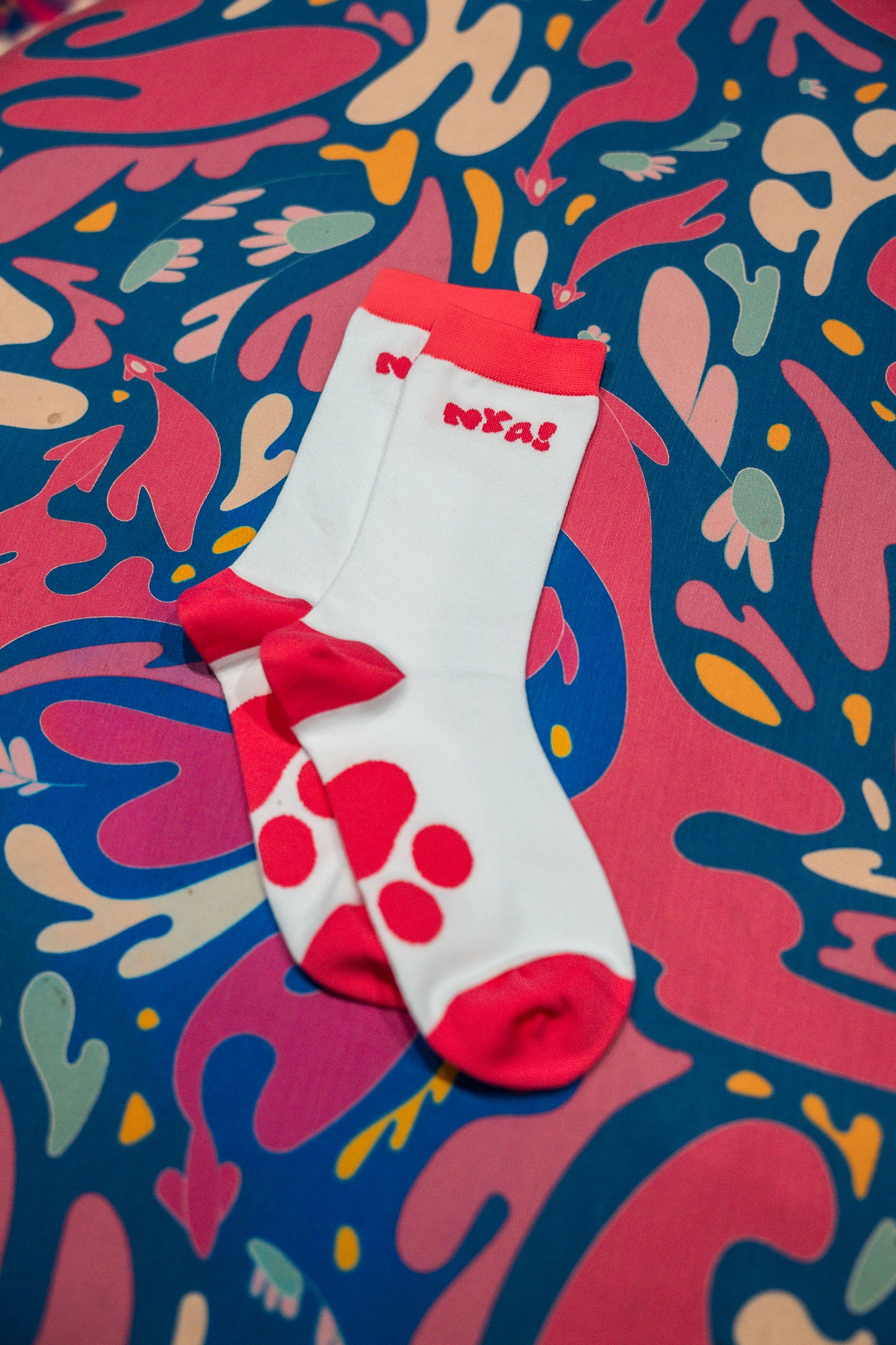 Nya! – Paw Art Socks