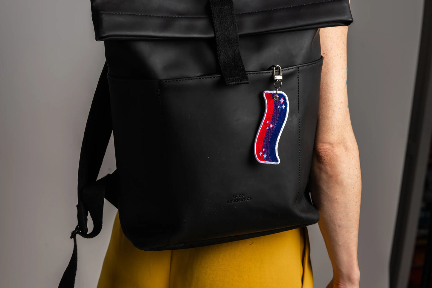 Bi Flag - Bisexual Pride Keychain