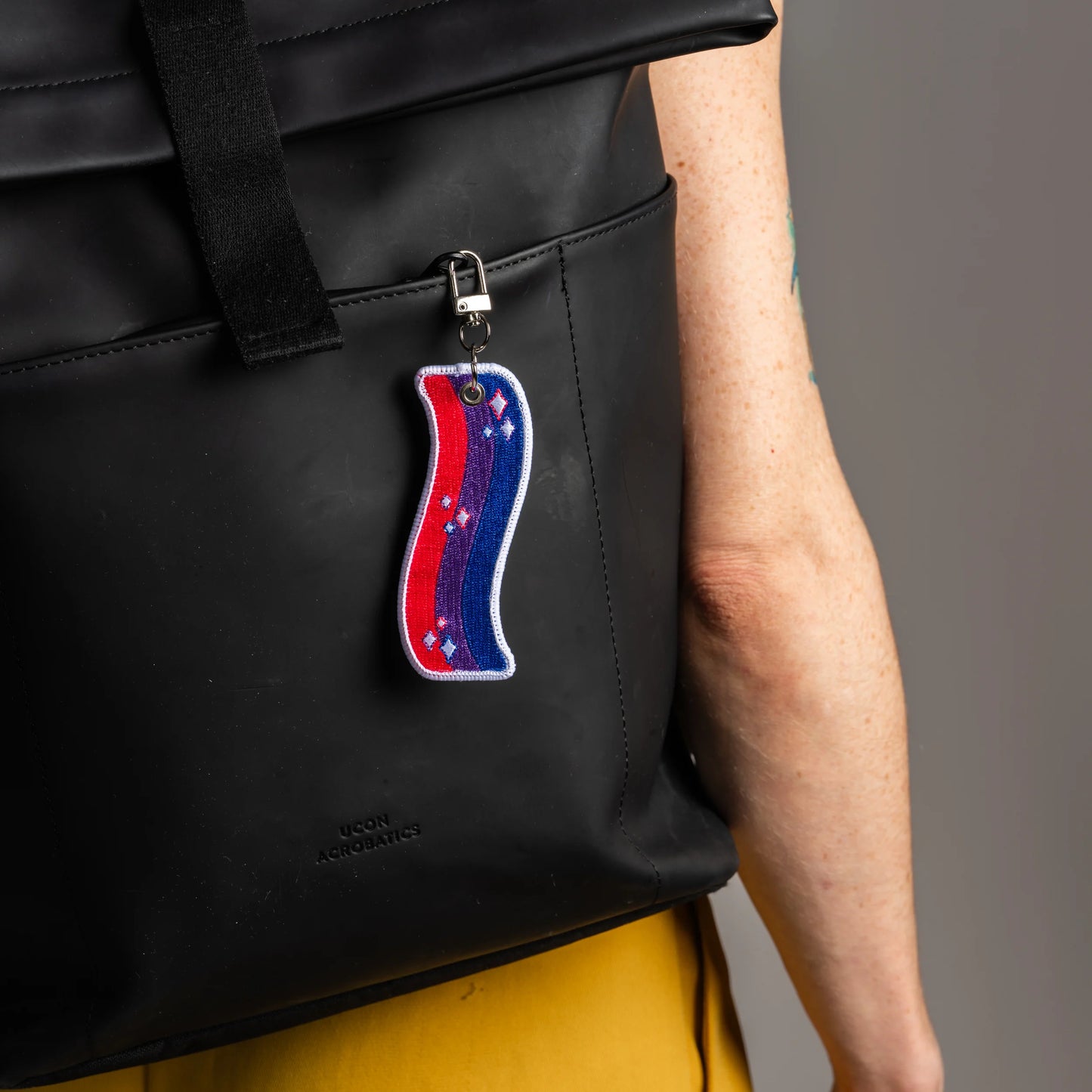 Bi Flag - Bisexual Pride Keychain