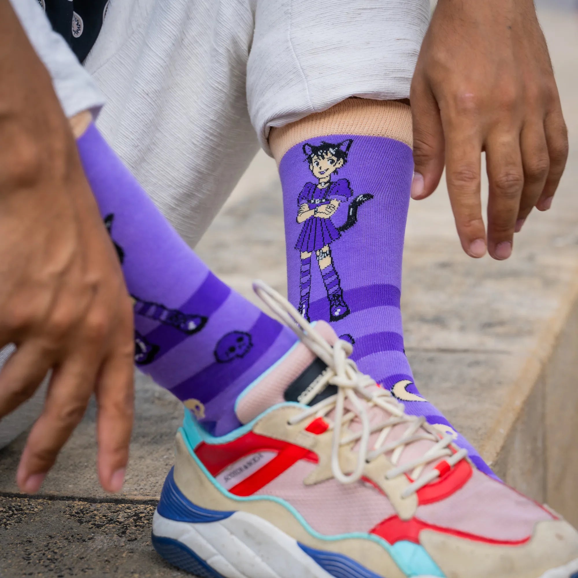Goth Catboy - Art Socks – Play.Gay