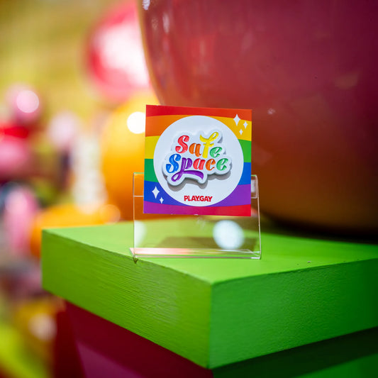 Safe Space – Rainbow Enamel Pin